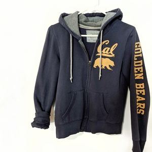 Old Navy Cal Golden Bears Zipper Hoodie, Navy